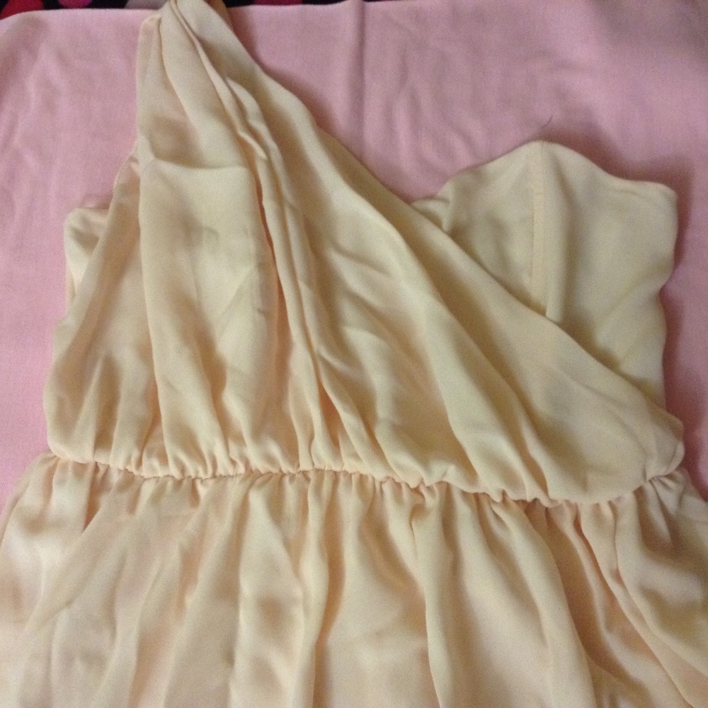 LONG ONE SHOULDER DRESS - Picture 3 of 5